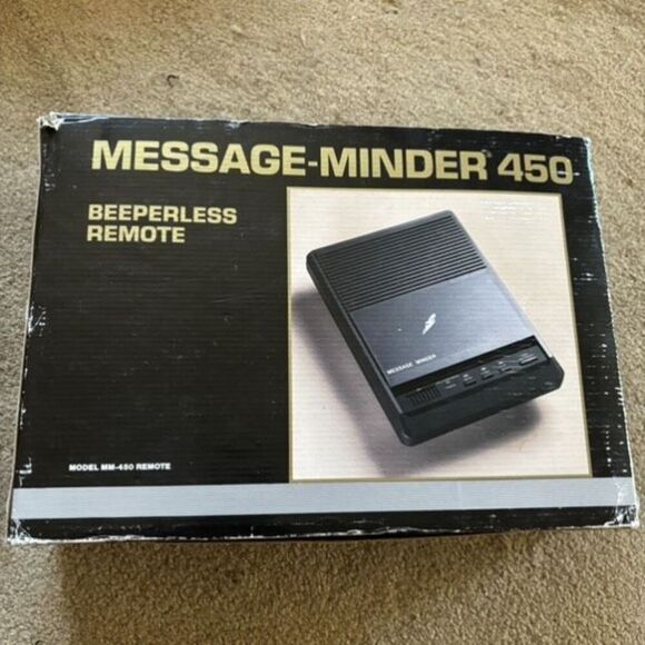 Message-Minder 450 Beeperless Remote Telephone Answerer - Picture 1 of 11